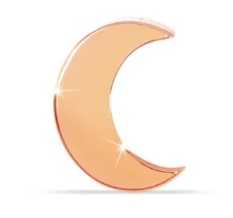 ORECCHINO MEZZALUNA ORO ROSA - doctorpill.it