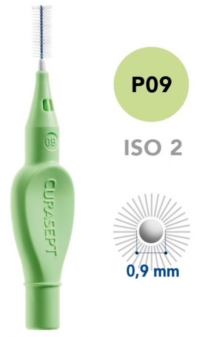CURASEPT PROXI P09 VERDE CHIARO/LIGHT GREEN 5 PEZZI - doctorpill.it
