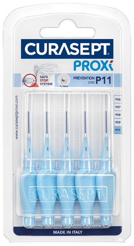CURASEPT PROXI P11 AZZURRO/LIGHT BLUE 5 PEZZI - doctorpill.it