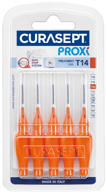 CURASEPT PROXI T14 ARANCIO/ORANGE 5 PEZZI - doctorpill.it