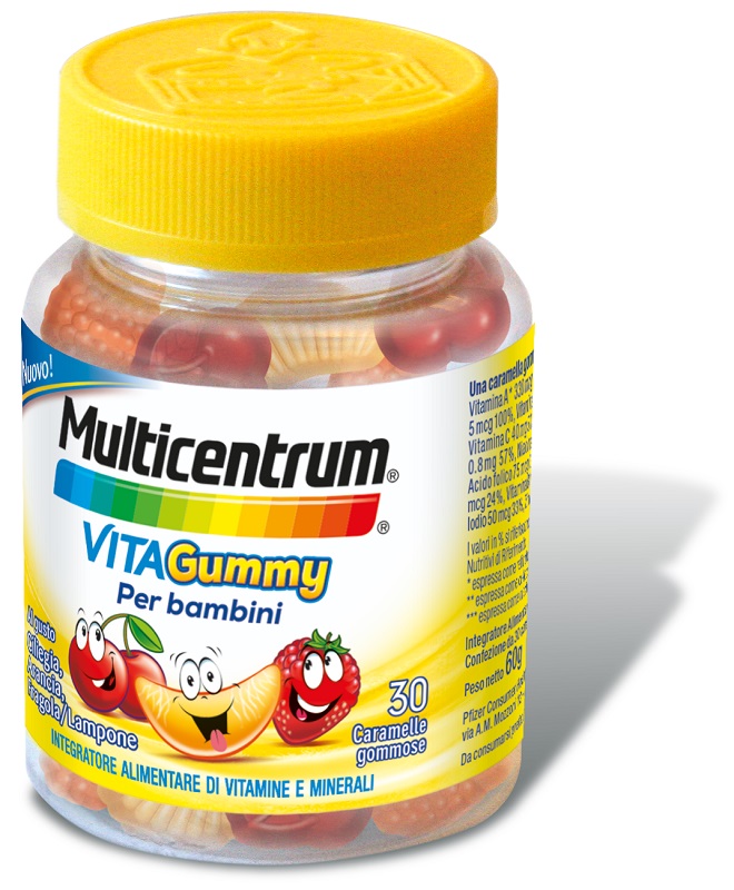 MULTICENTRUM VITAGUMMY 30 CARAMELLE GOMMOSE - doctorpill.it