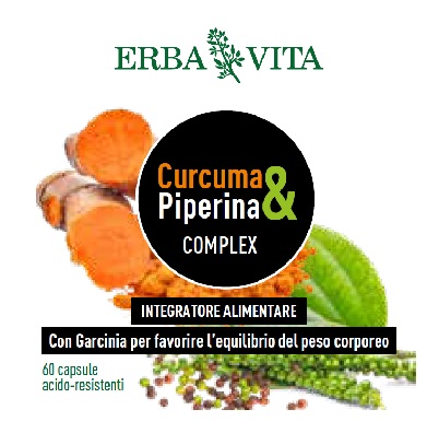CURCUMA&PIPERINA COMPLEX 60 CAPSULE - doctorpill.it