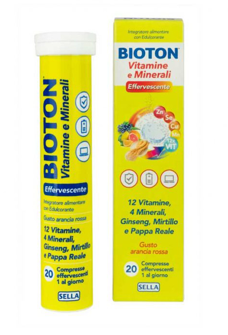 BIOTON VITAMINE E MINEALI 20 COMPRESSE EFFERVESCENTI - doctorpill.it