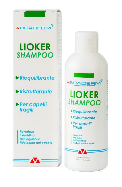 LIOKER SHAMPOO 200 ML BRADERM - doctorpill.it