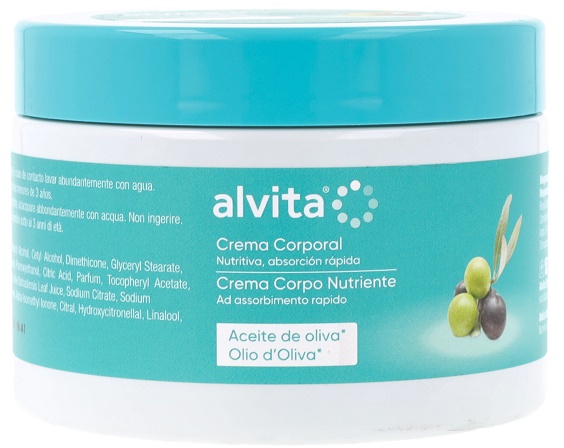 ALVITA CREMA CORPO NUTRIENTE OLIO D'OLIVA 300 ML - doctorpill.it