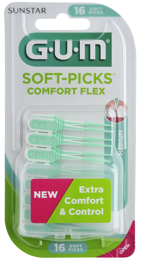 GUM SOFT PICK COMFORT FLEX SCOVOLINO INTERDENTALE 40 PEZZI - doctorpill.it