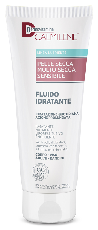 DERMOVITAMINA CALMILENE FLUIDO IDRATANTE PER PELLE SECCA, MOLTO SECCA E SENSIBILE 250 ML - doctorpill.it