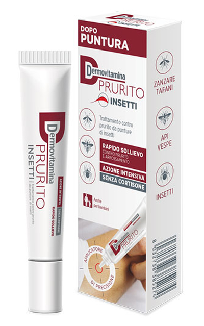 DERMOVITAMINA PRURITO INSETTI DOPO PUNTURA RAPIDO SOLLIEVO AZIONE INTENSIVA SENZA CORTISONE 15 ML - doctorpill.it