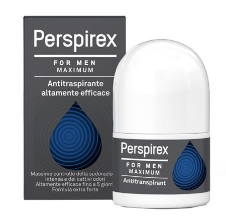 PERSPIREX FOR MEN MAXIMUM ANTITRASPIRANTE ROLL ON 20 ML - doctorpill.it