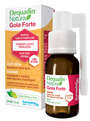 DEQUADIN NATURA GOLA FORTE SPRAY 15 ML - doctorpill.it