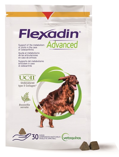 FLEXADIN ADVANCED CANE TUTTE LE TAGLIE 30 TAVOLETTE APPETIBILI - doctorpill.it