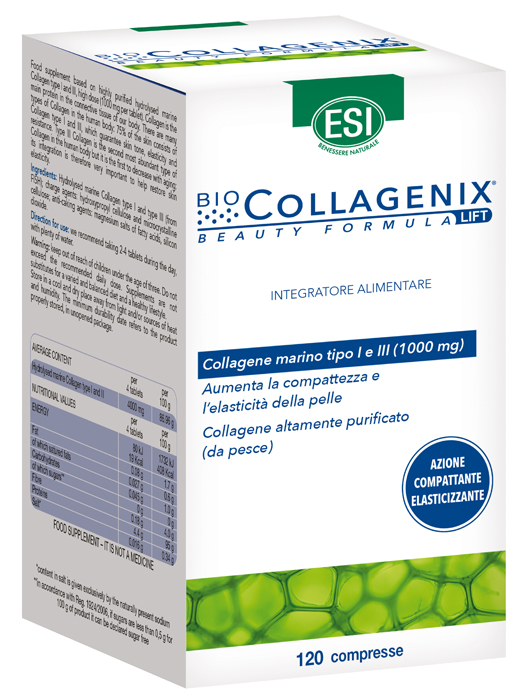 ESI BIOCOLLAGENIX 120 COMPRESSE - doctorpill.it