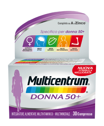 MULTICENTRUM DONNA 50+ 60 COMPRESSE - doctorpill.it
