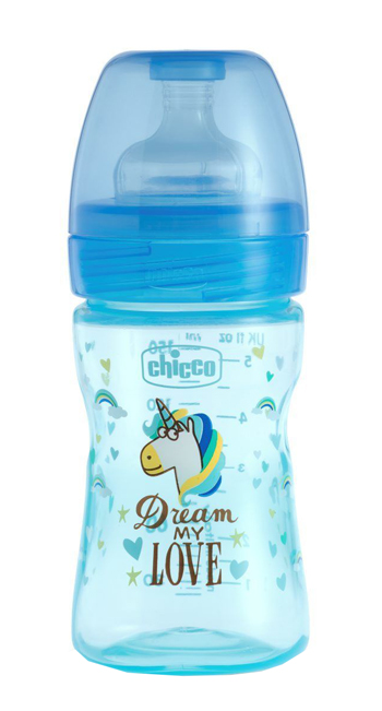 CHICCO BIBERON WB FANTASTIC LOVE SILICONE 150 ML - doctorpill.it