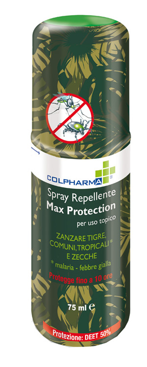 COLPHARMA SPRAY REPELLENTE MAX PROTECTION DEET 50 75 ML - doctorpill.it