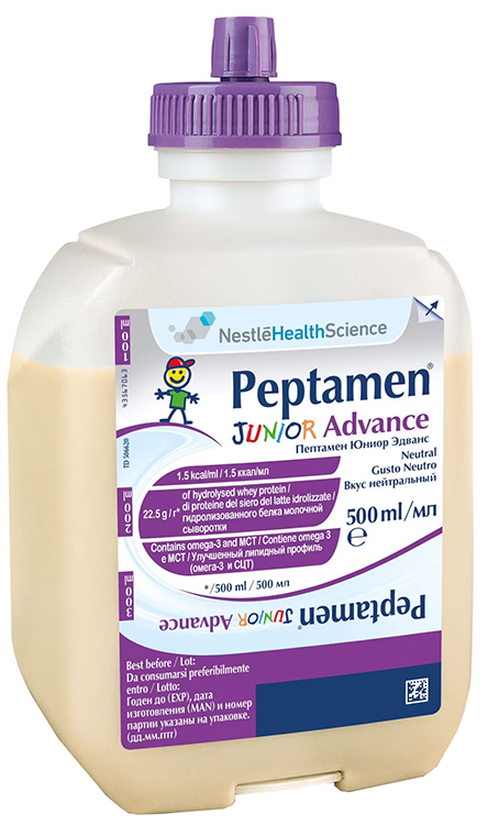 PEPTAMEN JUNIOR ADVANCE NEUTRO 500 ML - doctorpill.it