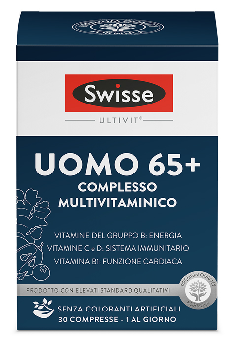SWISSE UOMO 65+ COMPLESSO MULTIVITAMINICO 30 COMPRESSE - doctorpill.it