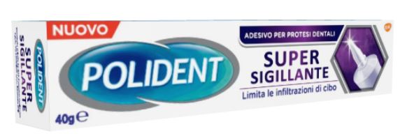 POLIDENT SUPER TENUTA+SIGILLANTE ADESIVO PROTESI DENTALE 40 G - doctorpill.it
