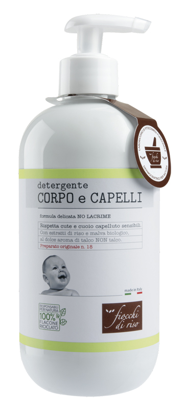 FIOCCHI DI RISO DETERGENTE CORPO/CAPELLI TALCO 400 ML - doctorpill.it
