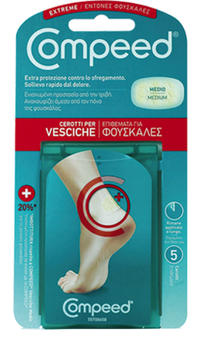 COMPEED CEROTTO PER VESCICHE TALLONE SPORT 5 PEZZI - doctorpill.it