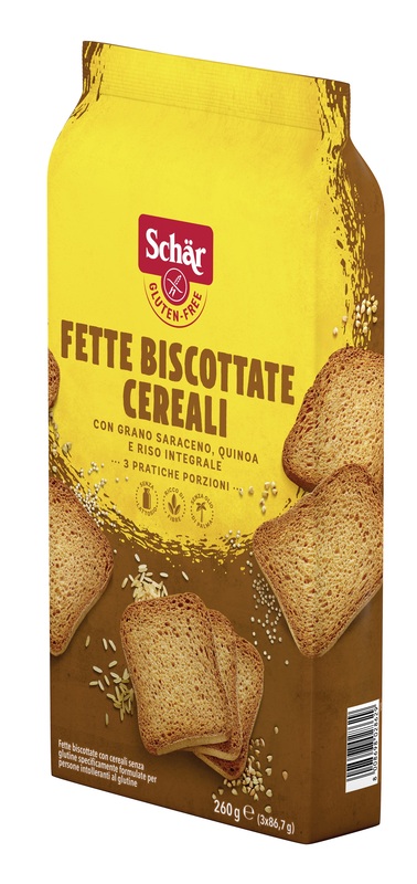 SCHAR FETTE BISCOTTATE CEREALI 3 PORZIONI DA 86,7 G - doctorpill.it