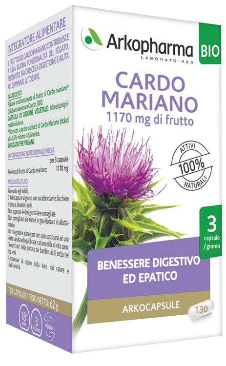 ARKO CAPSULE CARDO MARIANO BIO 130 CAPSULE - doctorpill.it