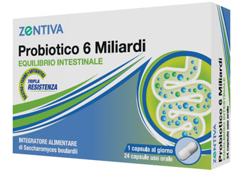 ZENTIVA PROBIOTICO 6 MILIARDI 24 CAPSULE VEGETALI - doctorpill.it