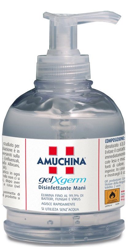 AMUCHINA GEL X-GERM DISINFETTANTE MANI 250 ML - doctorpill.it