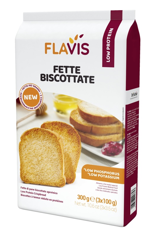FLAVIS FETTE BISCOTTATE APROTEICHE 300 G - doctorpill.it