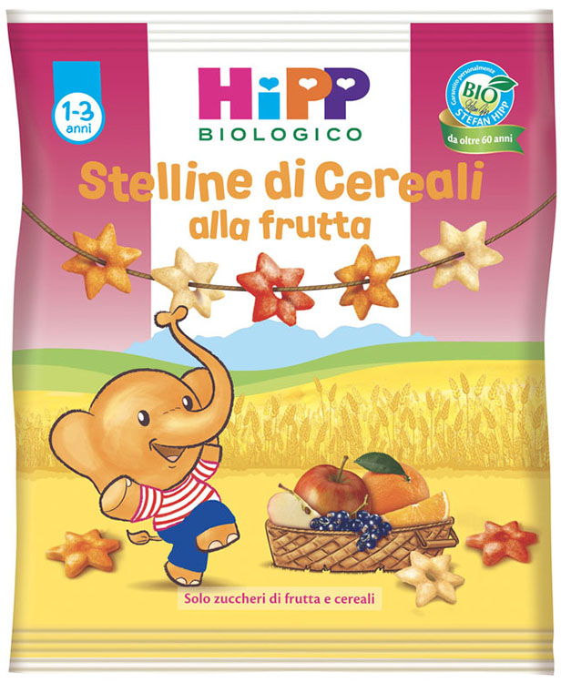 HIPP BIO STELLINE DI CEREALI ALLA FRUTTA 30 G - doctorpill.it
