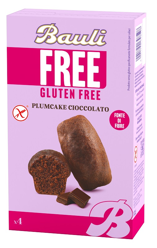 BAULI FREE PLUMCAKE CIOCCOLATO 4 PEZZI DA 33 G - doctorpill.it