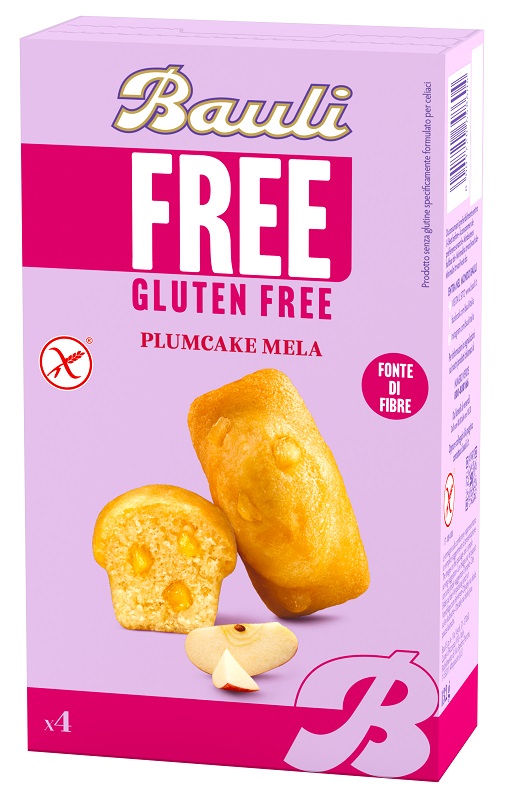 BAULI FREE PLUMCAKE MELA 4 PEZZI DA 33 G - doctorpill.it