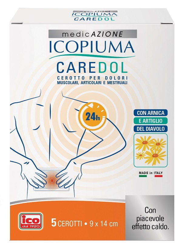 ICOPIUMA CAREDOL CEROTTO DOL RETTANGOLARE 5 PEZZI - doctorpill.it