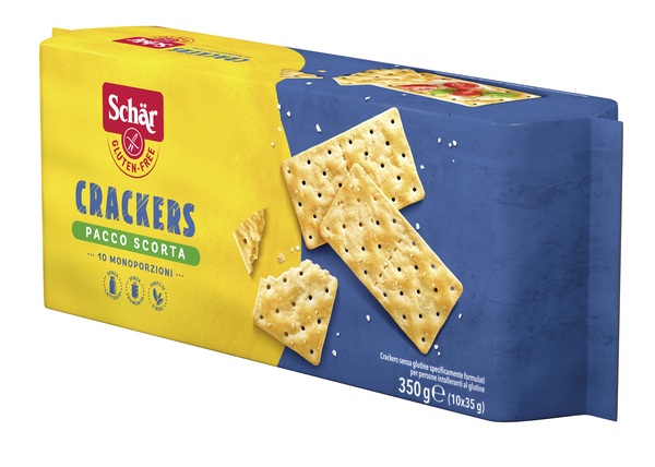 SCHAR CRACKERS SENZA LATTOSIO PACCO SCORTA 10 MONOPORZIONI DA 35 G - doctorpill.it