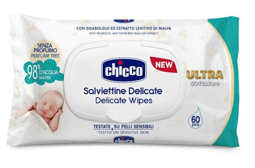 CHICCO COSMETICO SALVIETTE 60 PEZZI NO PROFUNO - doctorpill.it