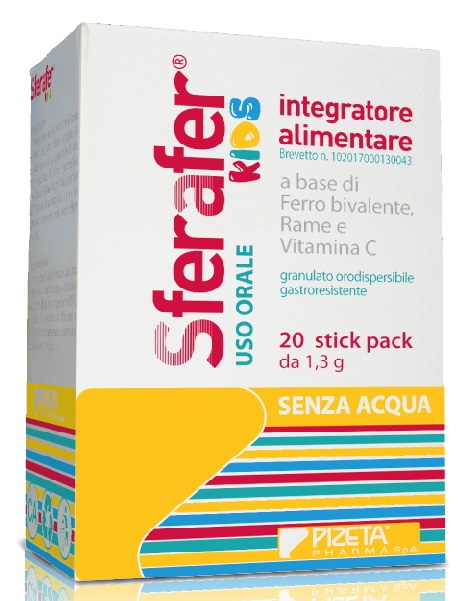 SFERAFER KIDS 20 STICK PACK - doctorpill.it
