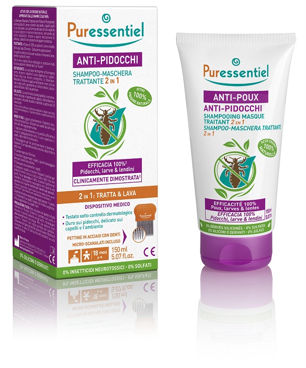 PURESSENTIEL SHAMPOO TRATTAMENTO PIDOCCHI 150 ML - doctorpill.it