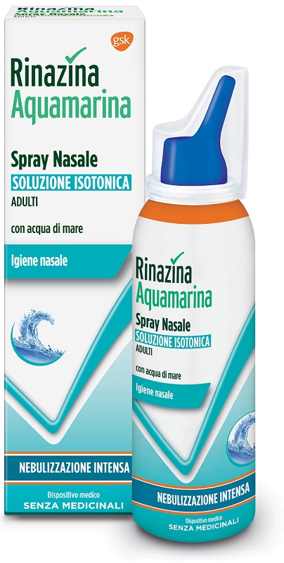 RINAZINA AQUAMARINA ISOTONICA SPRAY NEBULIZZAZIONE INTENSA 100 ML - doctorpill.it