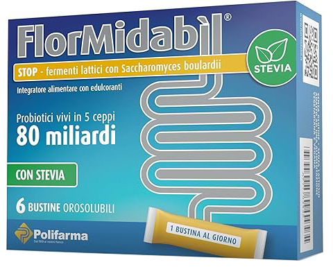 FLORMIDABIL STOP 6 BUSTINE CON STEVIA - doctorpill.it