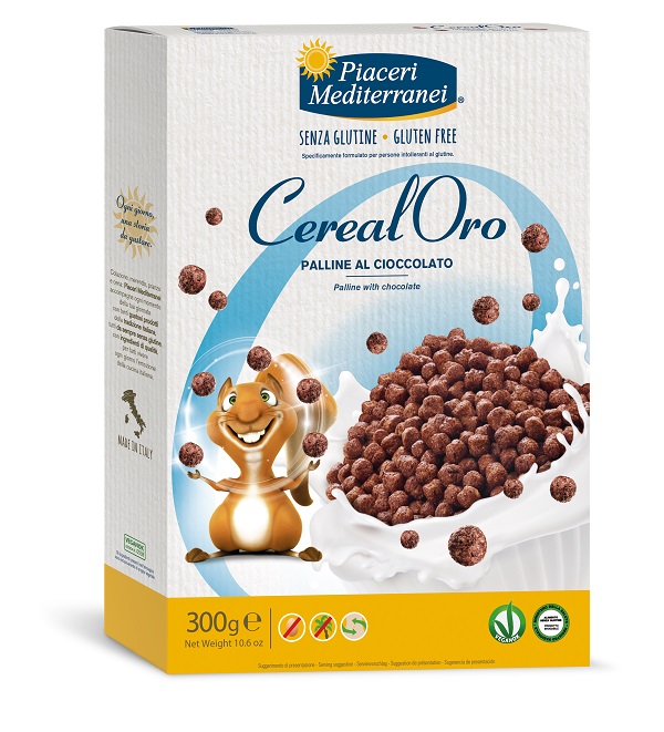 PIACERI MEDITERRANEI CEREALORO PALLINE CIOCCOLATO 300 G - doctorpill.it