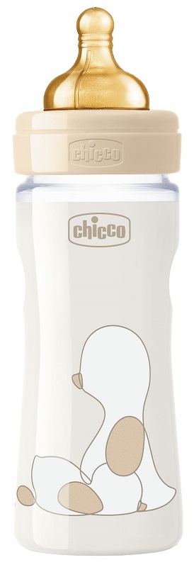 CHICCO BIBERON ORIGINAL 250ML TOUCH REGULAR UNISEX CON TETTARELLA IN CAUCCIU' - doctorpill.it