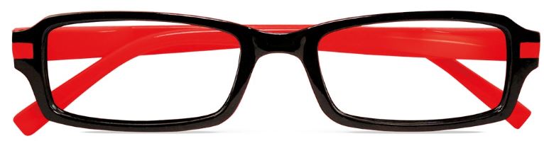 OCCHIALE DA LETTURA PREMONTATO TWINS SILVER GENTLEMAN ROSSO +2,50 - doctorpill.it