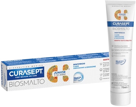 CURASEPT BIOSMALTO DENTIFRICIO JUNIOR 75 ML - doctorpill.it