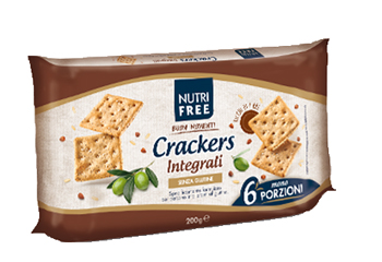 NUTRIFREE CRACKERS INTEGRALI 33,4 G X 6 PEZZI - doctorpill.it