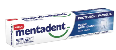 MENTADENT PROTEZIONE FAMIGLIA IGIENE QUOTIDIANA 75 ML - doctorpill.it