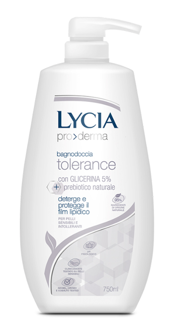 LYCIA PRODERMA BAGNODOCCIA TOLERANCE 750 ML - doctorpill.it