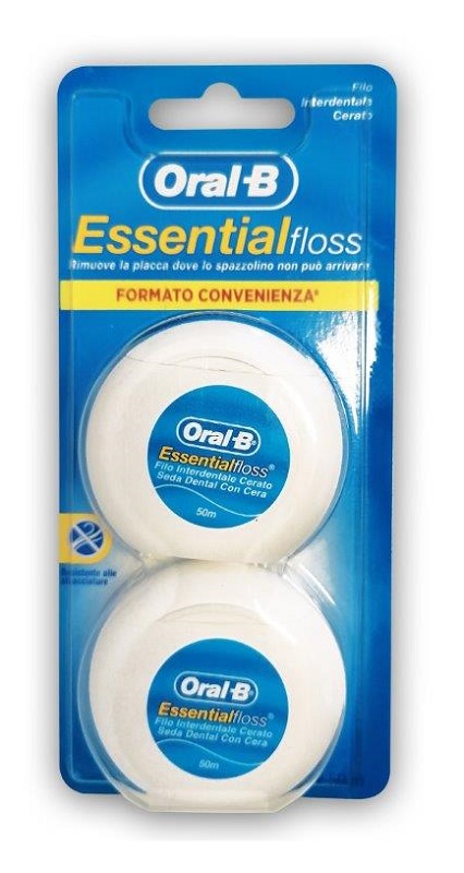 ORALB ESSENTIALFLOSS FILO INTERDENTALE CERATO 2 PEZZI - doctorpill.it