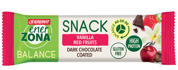 ENERZONA SNACK VANILLA RED FRUIT 33 G - doctorpill.it