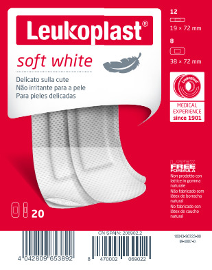 LEUKOPLAST SOFT WHITE 20 PEZZI ASSORTITI - doctorpill.it
