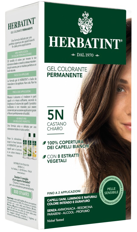 HERBATINT 5N CASTANO CHIARO 150 ML + PENNELLO PROMO EDIZIONE LIMITATA - doctorpill.it